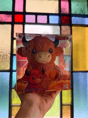VIRAL Highland Cow Squishy 🐮 Cute Sensory Fidget Toy NEW